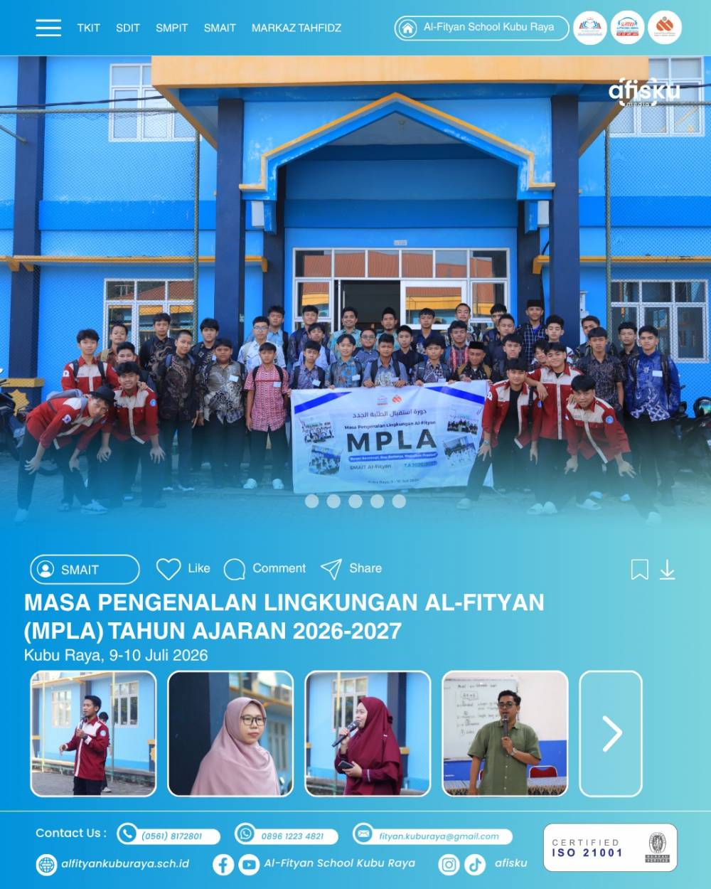 MASA PENGENALAN LINGKUNGAN AL-FITYAN (MPLA) TA 2026-2027