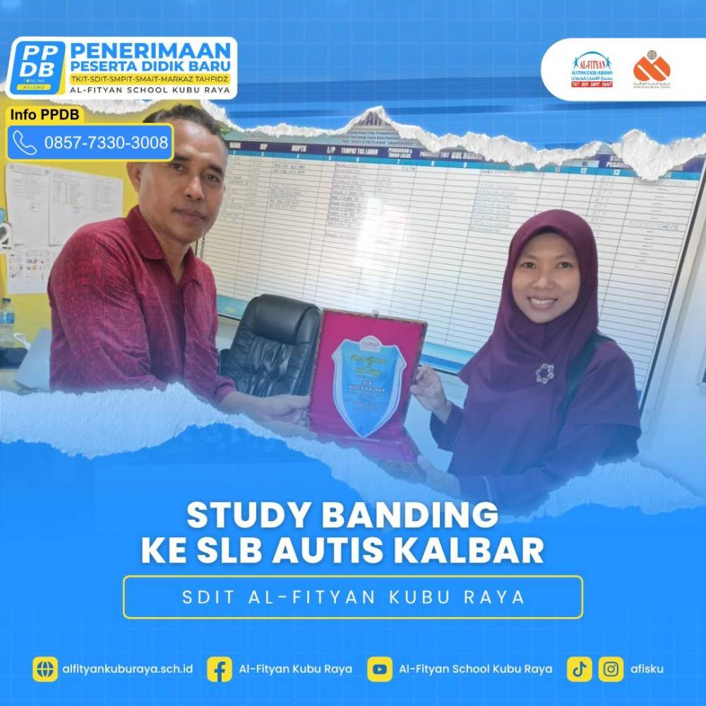 TKIT & SDIT AFISKU KUNJUNGI SLB AUTIS KALBAR