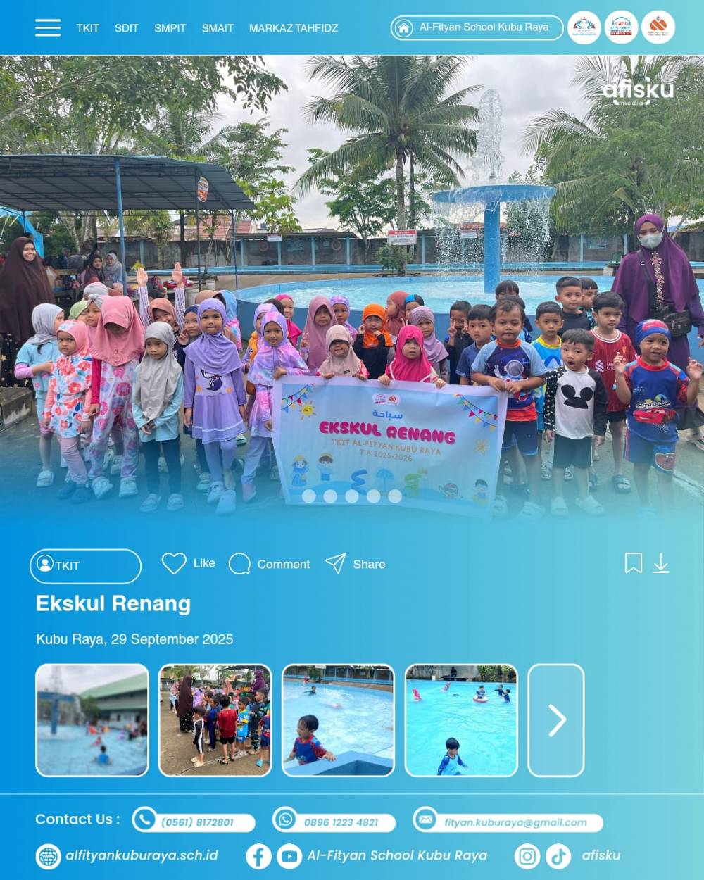 EKTRA KURIKULER RENANG TKIT AL FITYAN